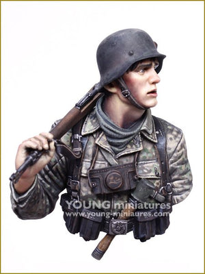 Young Miniatures YM1895 Jeune soldat allemand Seconde Guerre mondiale 1/10  – image 5