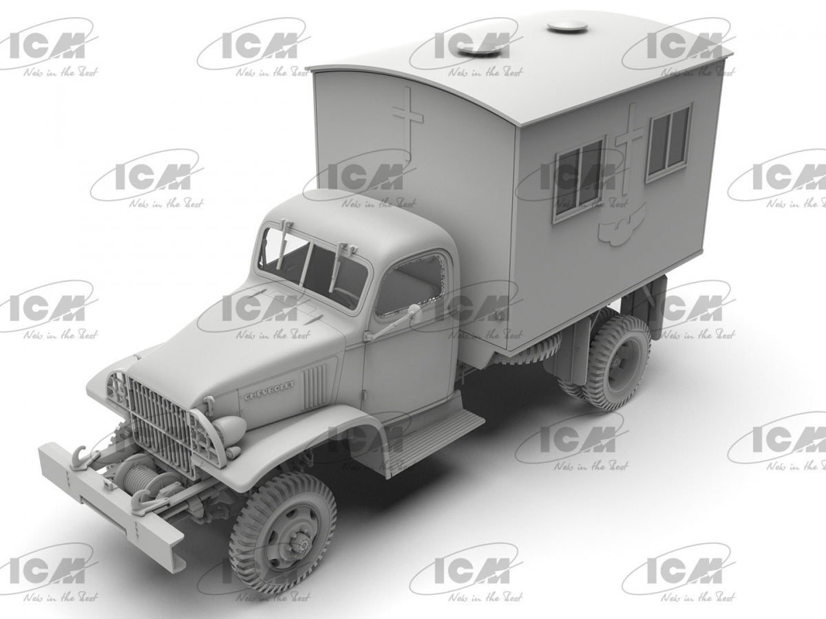ICM 35586 WWII British Army Mobile Chapel 1/35 – zdjęcie 6