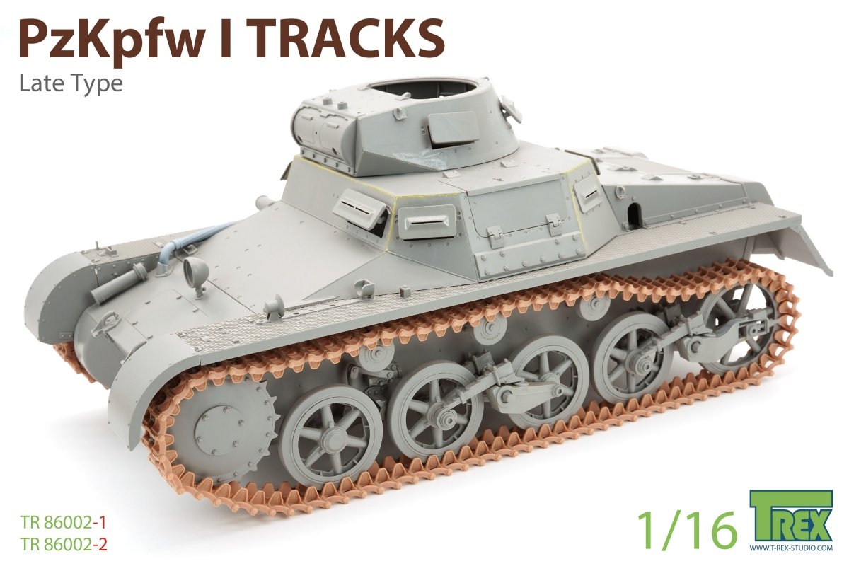 T-Rex Studio TR86002-1 PzKpfw I Tracks Late Type for Ausf.A only 1/16 – imagen 3