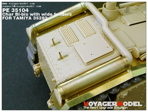 Voyager Model PE35104 WWII French Char BI-bis with wide fenders (B ver include Gun barrel) for TAMIYA 35282 1/35 – image 9