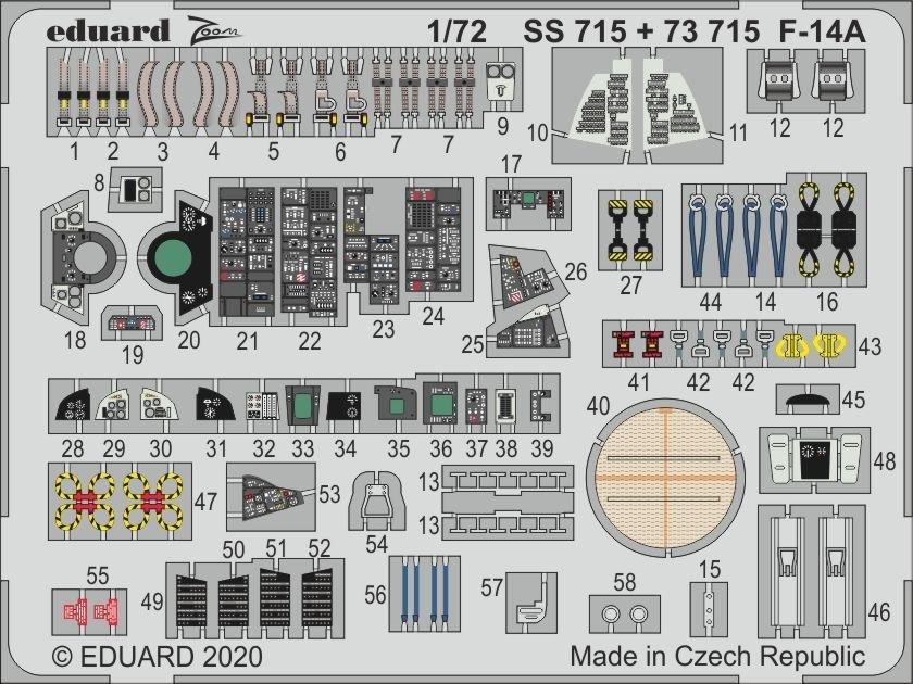 Eduard BIG72160 F-14A 1/72 GREAT WALL HOBBY – image 5