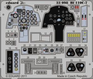 Eduard 33098 Bf 110C-7 1/32 Dragon