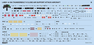 Great Wall Hobby L4825 A-10A Thunderbolt II Close Air Support Attack Aircraft 1/48 – imagen 4