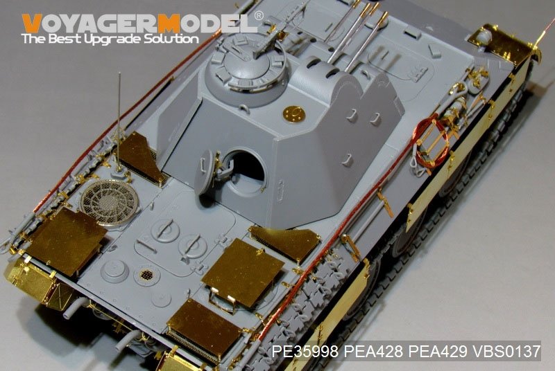 Voyager Model PE35998 WWII German FlaKPanzer V FlaKvierling 20mm MG 151/20 Basic For TAKOM 2105 1/35 – imagen 14