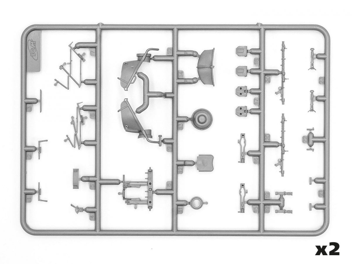 ICM DS3526 Wehrmacht Self-propelled AA vehicles 1/35 – immagine 17