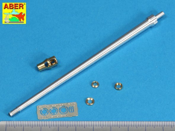 Aber 35L-036n German 7,5cmKwK42L/70 gun barrel with muzzle brake for Panther Ausf. G Late 1/35 – imagen 2