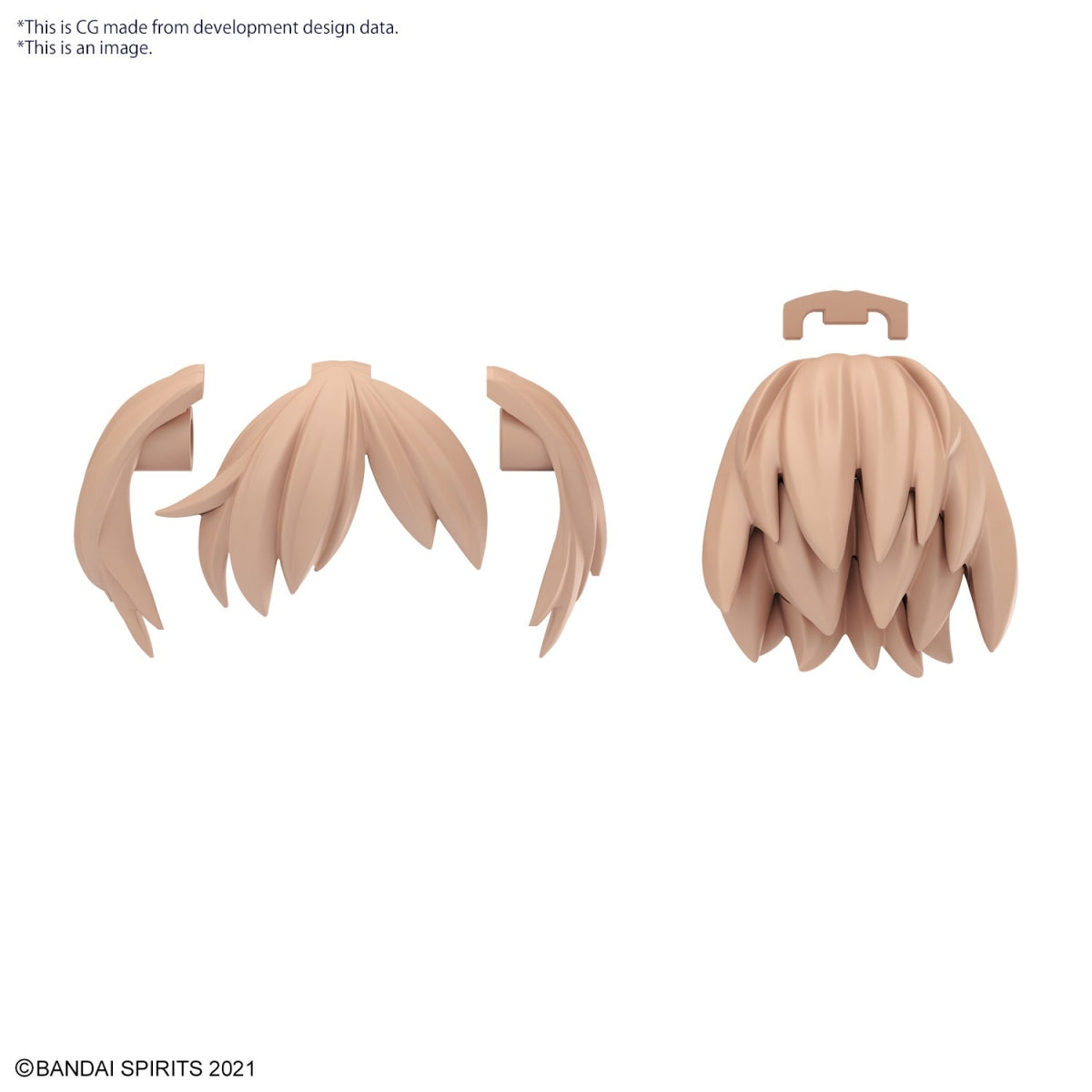 Bandai 67139 30MS OPTION PIÈCES DE COIFFURE VOL.10 TOUS LES 4 TYPES – image 13