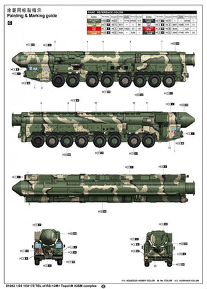 Trumpeter 01082 15U175 TEL of RS-12M1 Topol-M ICBM complex 1/35 – Bild 26