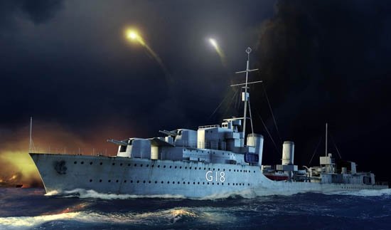 Trumpeter 05332 HMS Zulu British Tribal Class Destroyer 1941 1/350