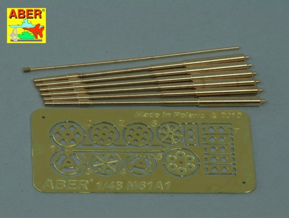Aber A48 050 Set of barrels for 20 mm gun M61A1used in modern US Force aircrafts 1/48 – imagen 9