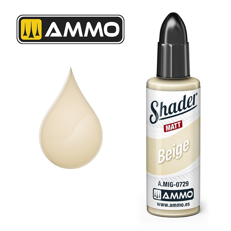 Munitions de Mig Jimenez A.MIG 0729 Beige Shader Matt