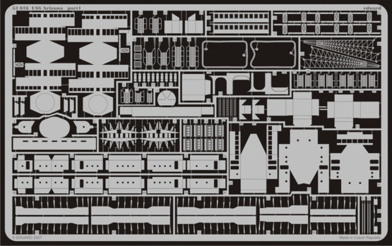 Eduard 53016 USS Arizona MINI HOBBY MODEL 1/350