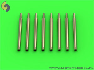 Master SM-350-084 Canons IJN 12,7 cm/50 (5 pouces) type 3e année - pour tourelles avec sacs de souffle (8 pièces) - la plupart des destroyers IJN construits entre 1930 et 1945 (1/350)