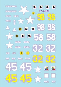 Star Decals 72-A1170 US 6th Armored Division 4. The Super-Sixth in Europe 1944-45. Special Tanks 1/72 – zdjęcie 3