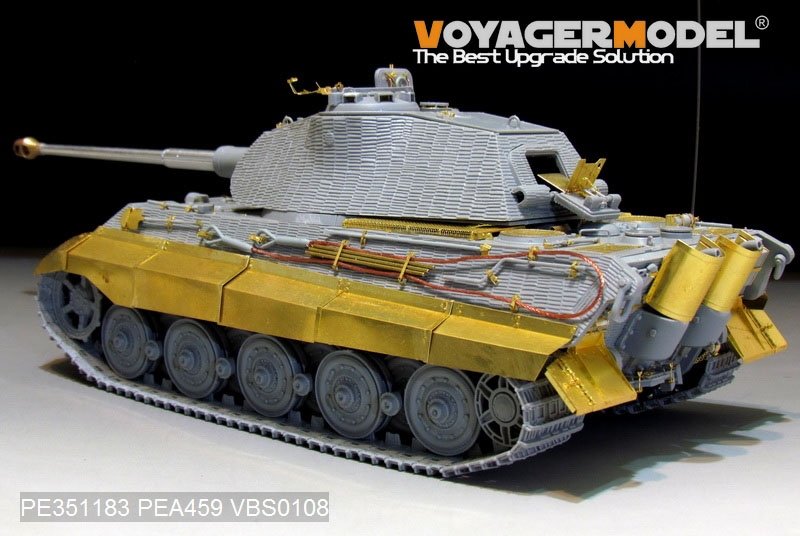 Voyager Model PE351183 WWII German King Tiger (Porsche Turret)（For DRAGON/ZVEZDA kit) 1/35 – imagen 4