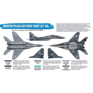 Hataka HTK-BS17 Modern Polish Air Force paint set vol. 1 – image 2