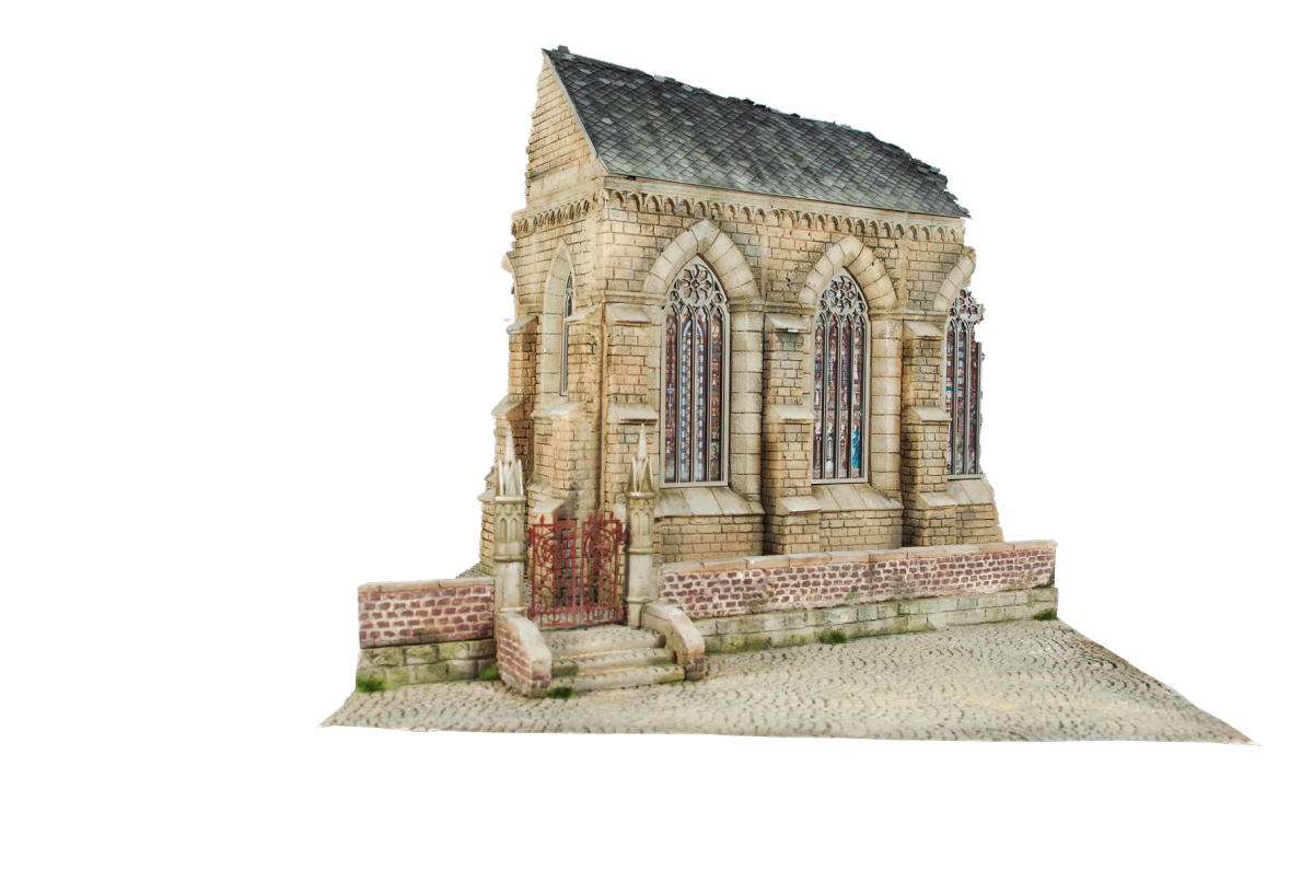 RT-Diorama 35040 Diorama Base: Church Courtyard 1/35 – imagen 3