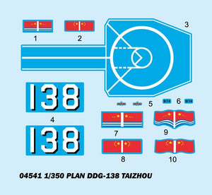 Trumpeter 04541 DDG 138 Taizhou PLA Navy Destroyer 1/350 – Bild 4