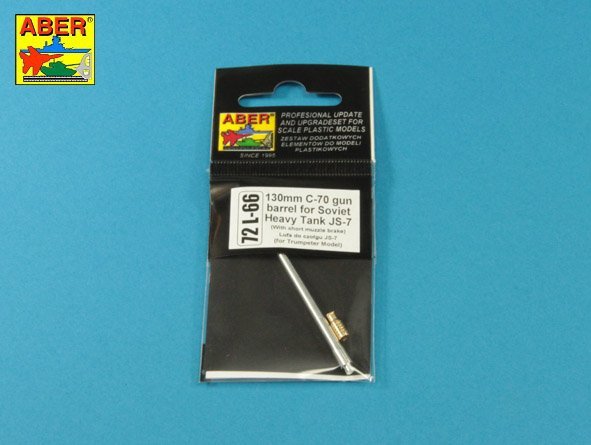 Aber 72L-66 130 mm C-70 gun barrel for Soviet tank JS-7 1/72 – imagen 8