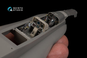 Quinta Studio QD48216 F/A-18D Late 3D-Printed &amp;amp; coloured Interior on decal paper with resin parts (Kinetic) 1/48 – immagine 5