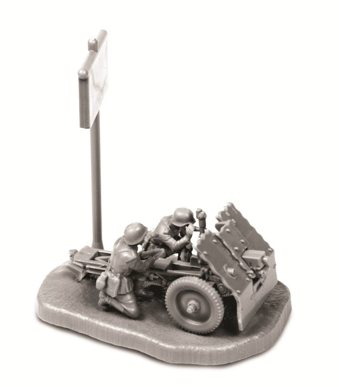 Zvezda 6156 German 75 mm infantry gun 1/72 – zdjęcie 3
