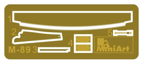 MiniArt 35594 Construction Set Kit: Ladders, Table, Buckets, Bricks, Cart, Anvil, Beams, Jack Stand &amp;amp; Tools 1/35 – imagen 11