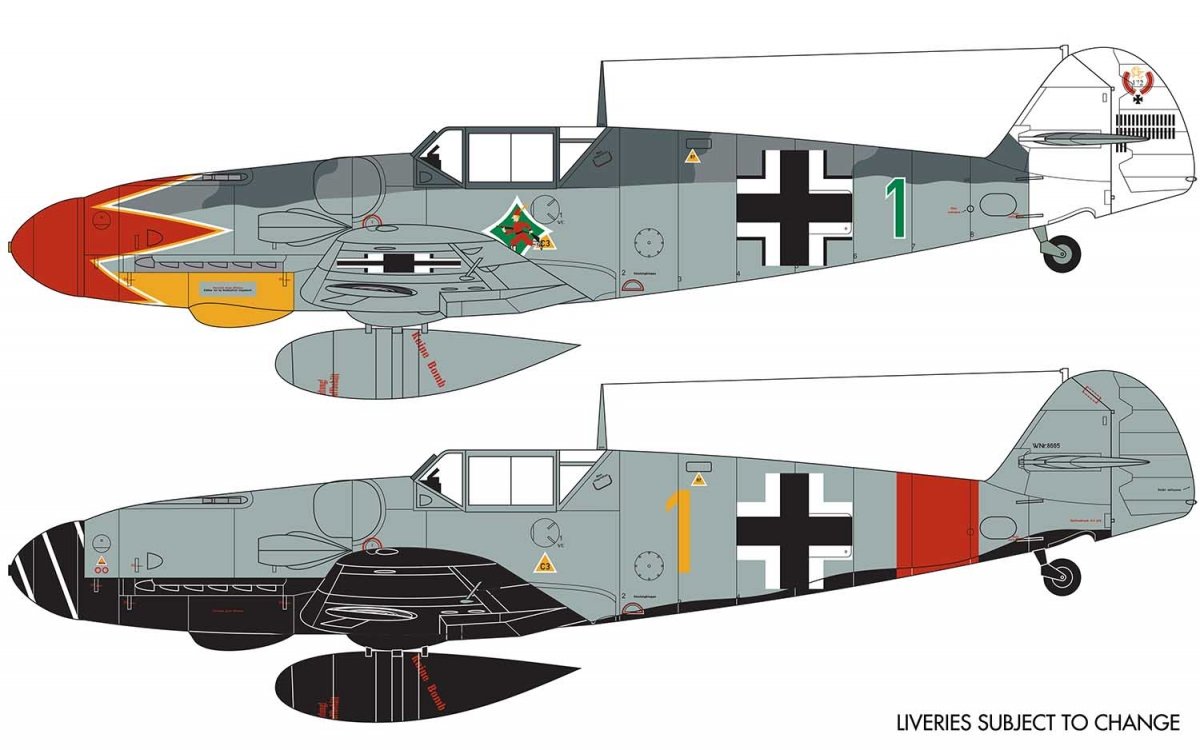 Airfix 02029B Messerschmitt Bf109G-6 1/72 – imagen 2