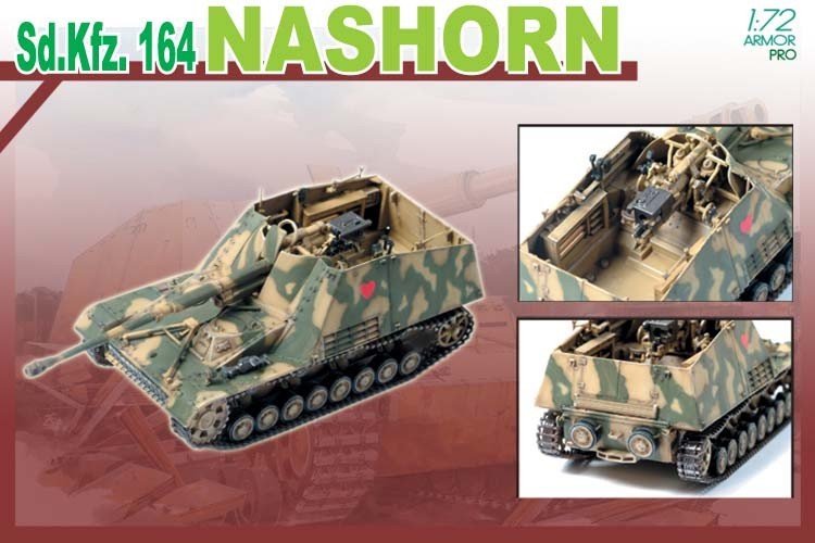 Dragon 7292 Sd.Kfz.164 Nashorn 1/72 – imagen 2