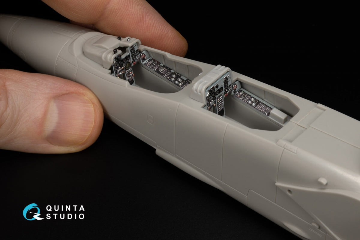 Quinta Studio QD48014 Mitsubishi T-2 3D-Printed coloured Interior on decal paper (Hasegawa) 1/48 – imagen 8