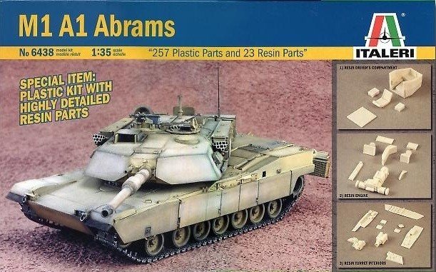 Italeri 6438 M1 A1 Abrams 1/35
