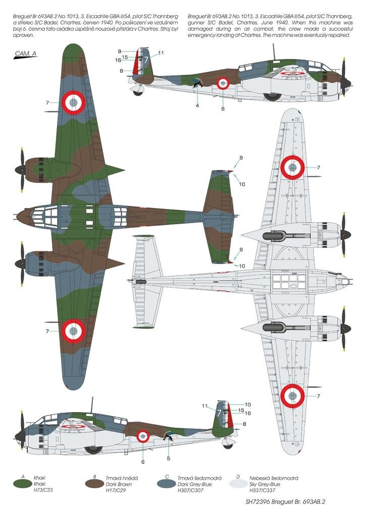 Special Hobby 72396 Breguet Br.693AB.2 &amp;#39;French Attack-Bomber&amp;#39; 1/72 – imagen 2