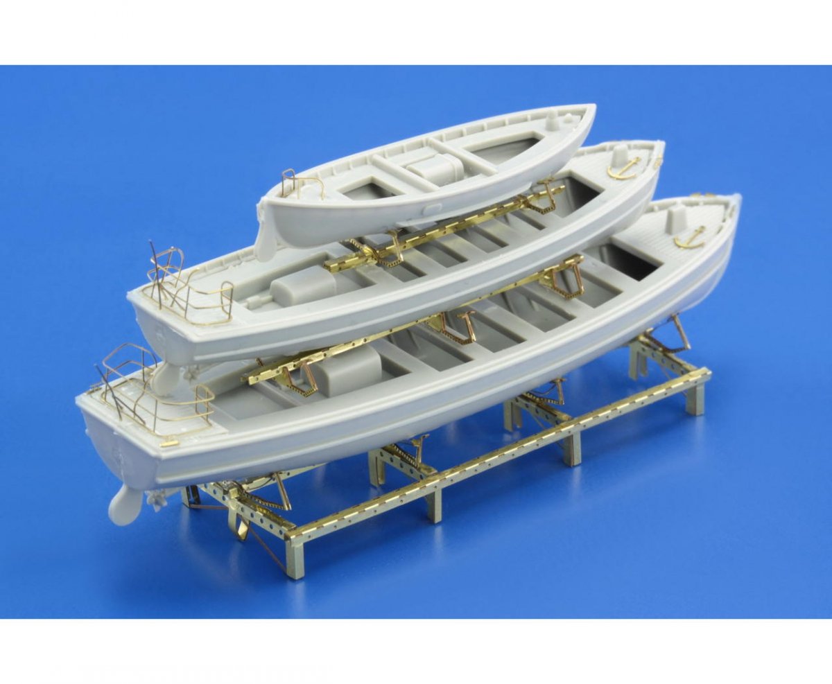 Eduard 53104 USS Arizona part 3 - life boats TRUMPETER 1/200 – zdjęcie 2
