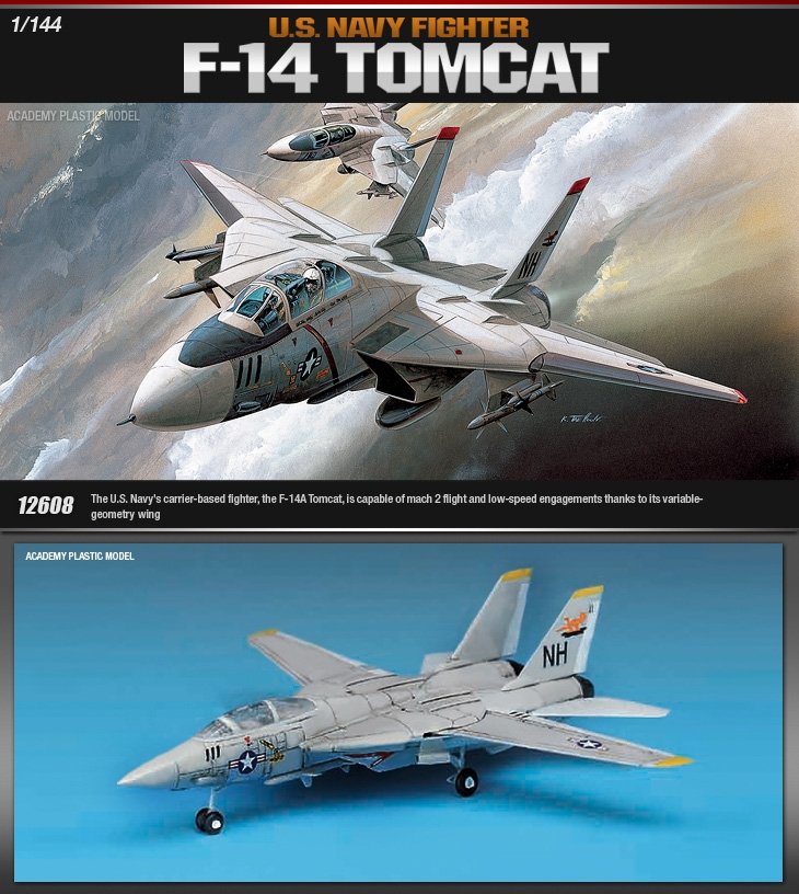 Maquette Academy 12608 F-14 Tomcat au 1/144 – image 2