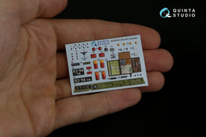 Quinta Studio QD35040 UAZ-452 3D-Printed &amp;amp; coloured Interior on decal paper (Zvezda) 1/35 – imagen 9