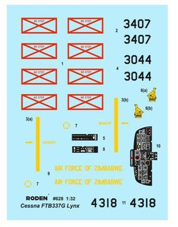 Roden 628 Reims FTB337G Lynx Bush War 1/32 – zdjęcie 2