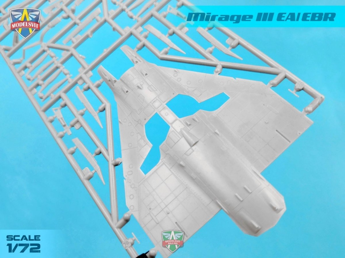 Modelsvit 72063 Mirage III EA/EBR 1/72 – imagen 9