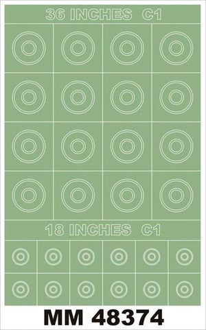 Montex MM48374 RAF ROUNDELS TYPE C1 36,18 Inches 1/48