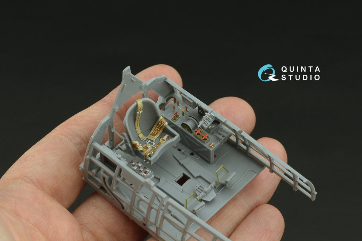 Quinta Studio QD32240 Mitsubishi J2M3 Raiden 3D-Printed &amp;amp; coloured Interior on decal paper (Zoukei Mura) 1/32 – imagen 10