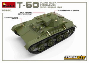 MiniArt 35260 T-60 PLANT N.37, SVERDLOVSK PROD. SPRING 1942. INTERIOR KIT 1/35 – Bild 9