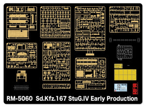 Rye Field Model 5060 Sd.Kfz.167 StuG.IV Early Production w/workable track links 1/35 – immagine 3