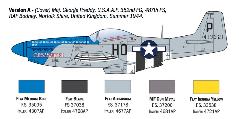 Italeri 1484 P-51D Mustang Aces 1/72 – zdjęcie 3