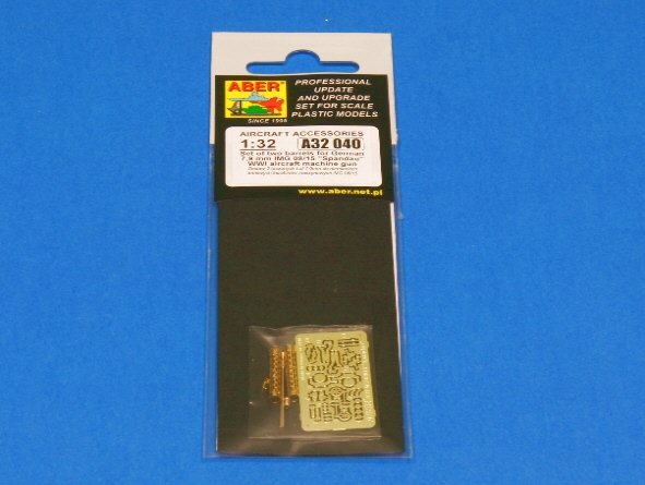 Aber A32040 Set of two barrels for German 7.9 mm lMG 08/15 Spandau WWI aircraft machine gun (1/32) – image 3