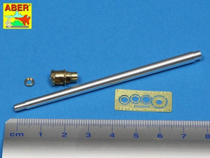 Aber 35L-137 U.S 76 mm M1A2 barrel with muzzle brake for Sherman M4 &amp;amp; M-18 Hellcat 1/35 – imagen 2