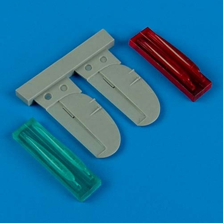 Quickboost QB72413 Spitfire Mk.IX position lights & rudder 1/72 Hasegawa