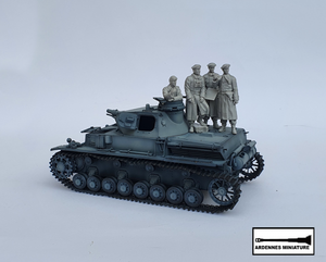 Ardennes Miniature 35041 GERMAN PANZER COMMANDER WW2 1/35 – Bild 3