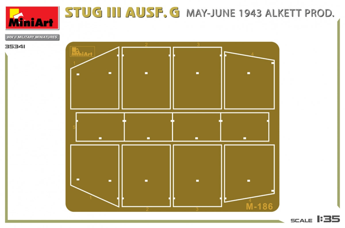MiniArt 35341 STUG III AUSF. G MAY-JUNE 1943 ALKETT PROD. 1/35 – imagen 3