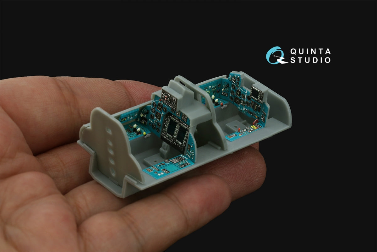 Quinta Studio QD48505 MiG-31BM 3D-Printed &amp;amp; coloured Interior on decal paper (Hobby Boss) 1/48 – imagen 8