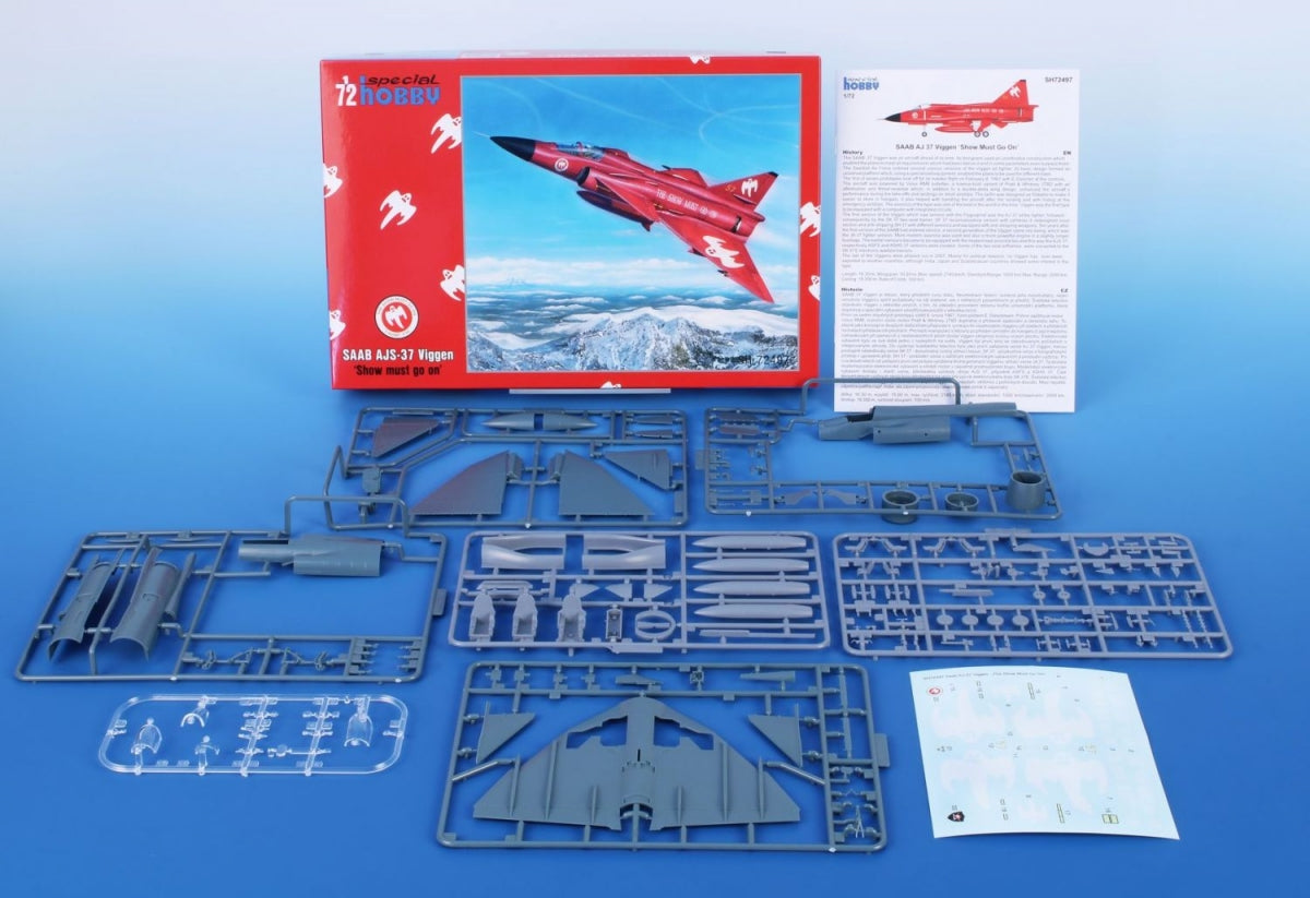 Special Hobby 72497 AJ-37 Viggen &amp;#39;Show Must Go On&amp;#39; 1/72 – imagen 2