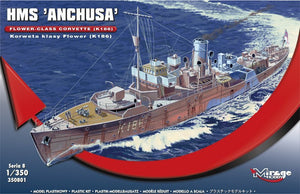 Mirage Hobby 350801 HMS Anchusa - Corvette de classe Flower 1/350
