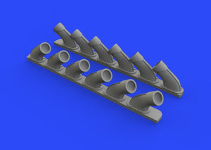 Eduard 648470 Spitfire Mk. XIV exhaust stacks 1/48 AIRFIX – imagen 3